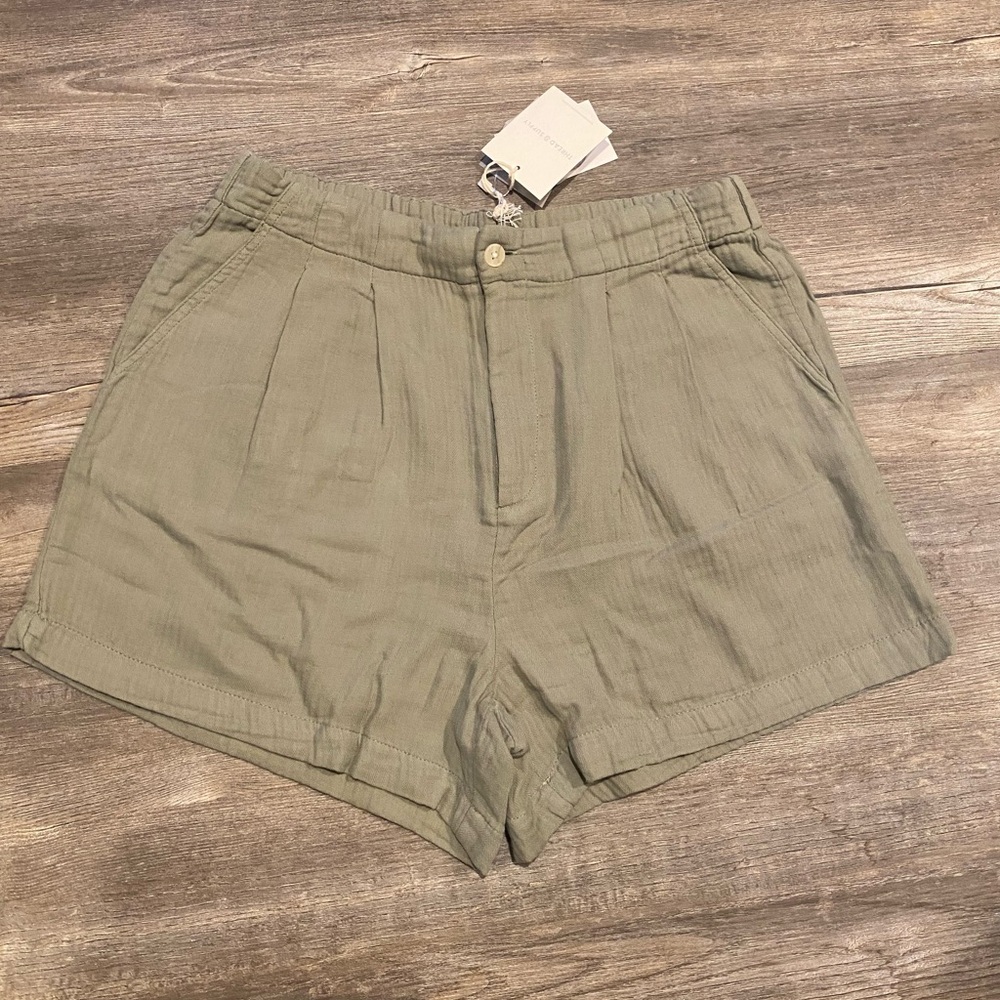 NWT Sage Green thread & supply shorts